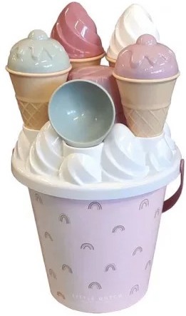 Set seau de plage icecream Little Dutch